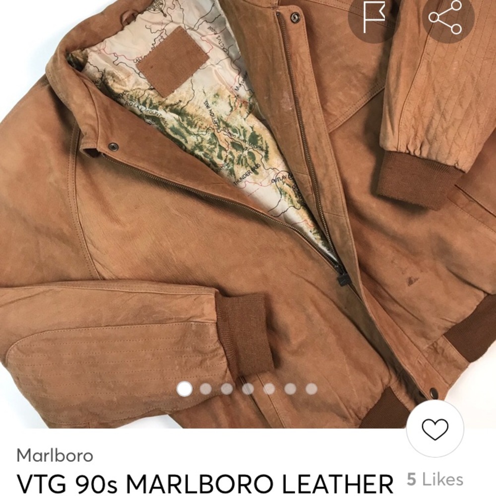 Marlboro Leather Adventure Team Vintage jacket